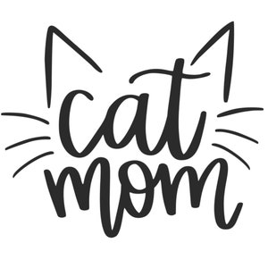 Calcomanía de vinilo con frase "Gatito, amante de los animales"