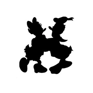 Disney Daisy and Donad Duck Decal | Daisy Duck Decal | Disney Donald Duck Decal | Disney Donald - Daisy Duck Decal | Disney Couples Decals