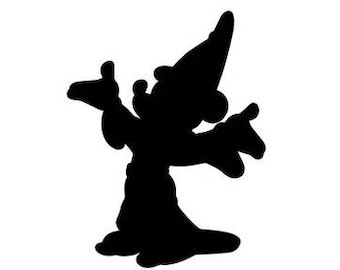 Mickey Mouse Wizard from Fantasia Disney Vinyl Decal Sticker