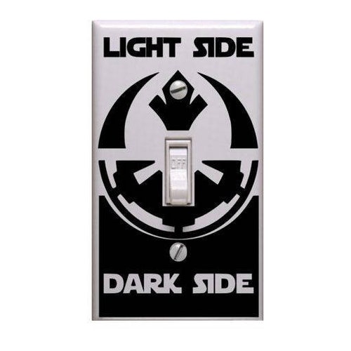Dark Side light switch plate Acrylic Painting