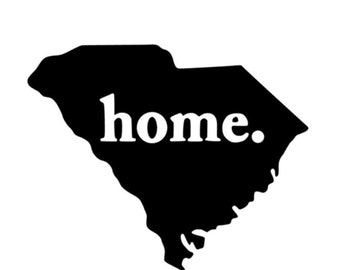 South Carolina State Decal | Home Decal | South Carolina Sticker | Vinyl Decal | Home Decal | South Carolina State Home Decal