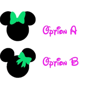 Minnie Mouse Head Disney Decal | Disney Decal | Disney Minnie Head Sticker | Disney Minnie Mouse Vinyl Decal | Disney | Minnie Mouse