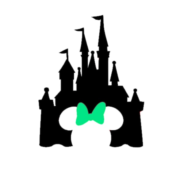 Minnie Disney Castle Disney Magic Band Decal | Disney Decal | Disney Castle Sticker | Disney Magic Band Castle Vinyl Decal | Disney Decals