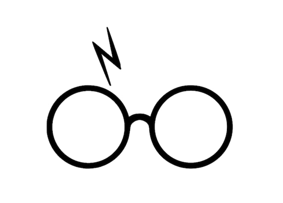 Download Harry Potter Glasses and Scar Decal Harry Potter Decal