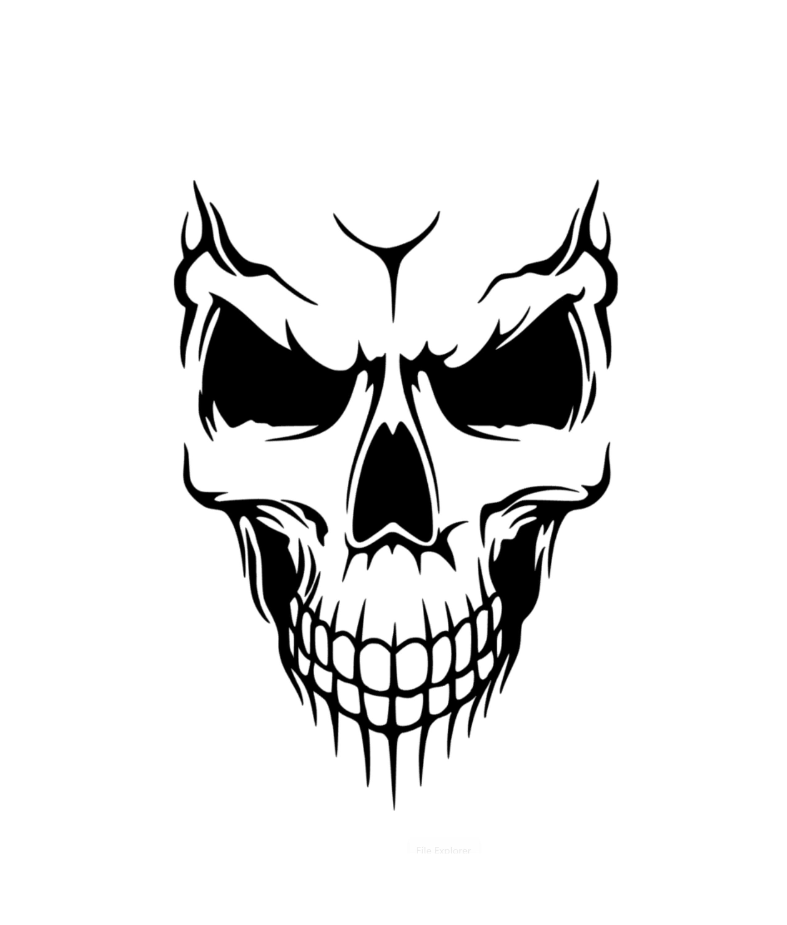 Skull Decal Skull Vinyl Decal Skull Vinyl Decal Skull - Etsy