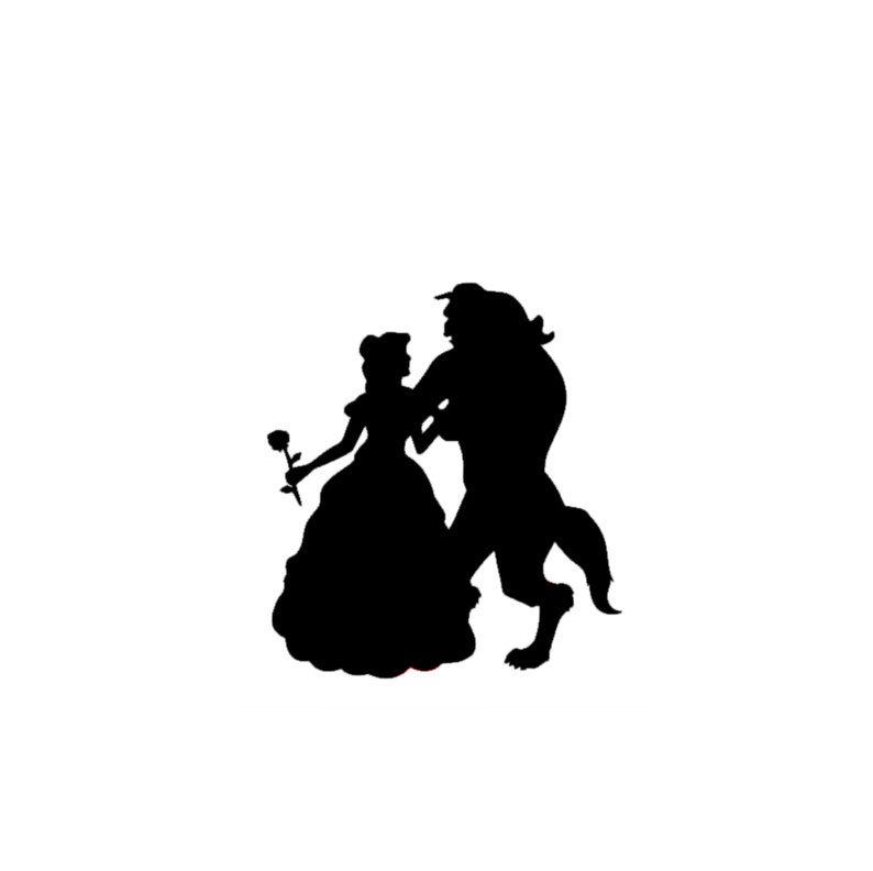 Disney Belle and the Beast Decal Belle Decal Disney Beauty Etsy