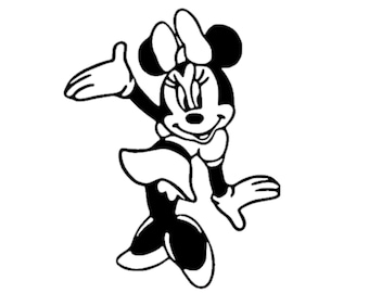 Minnie Mouse Decal | Disney Decal | Disney Minnie Mouse Sticker | Disney Minnie Mouse Vinyl Decal | Disney Vinyl | Minnie Mouse Sticker