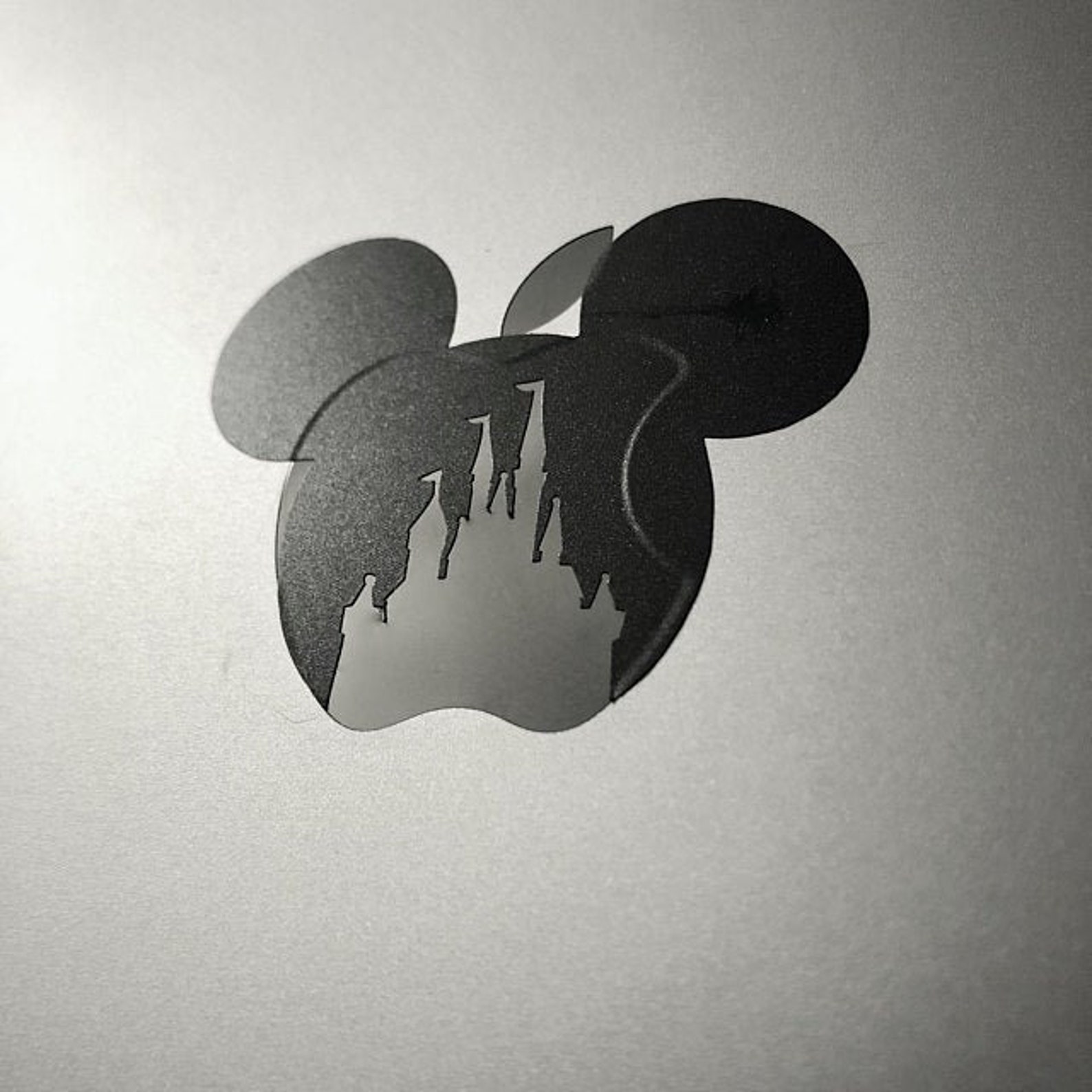 Mickey Mouse Head With Disney Castle Decal Disney Decal Etsy