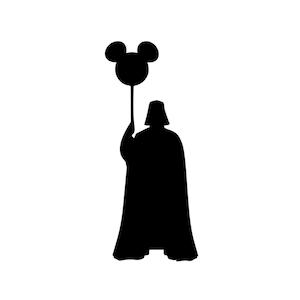 Darth Vader with Balloon Magic Band Decal | Disney Darth Vader with Balloon Decal | Disney Star Wars | Darth Vader Vinyl Decal| Disney Decal