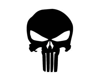 Punisher Skull Vinyl Decal Sticker