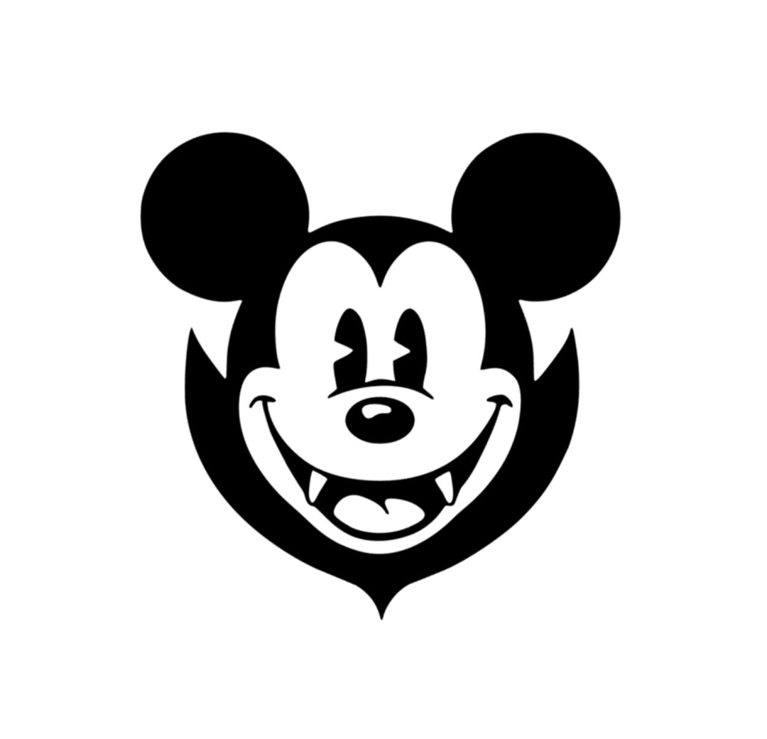Mickey Mouse Halloween Vampire Decal Disney Decal Disney Mickey Mouse Vampire Holiday Mickey
