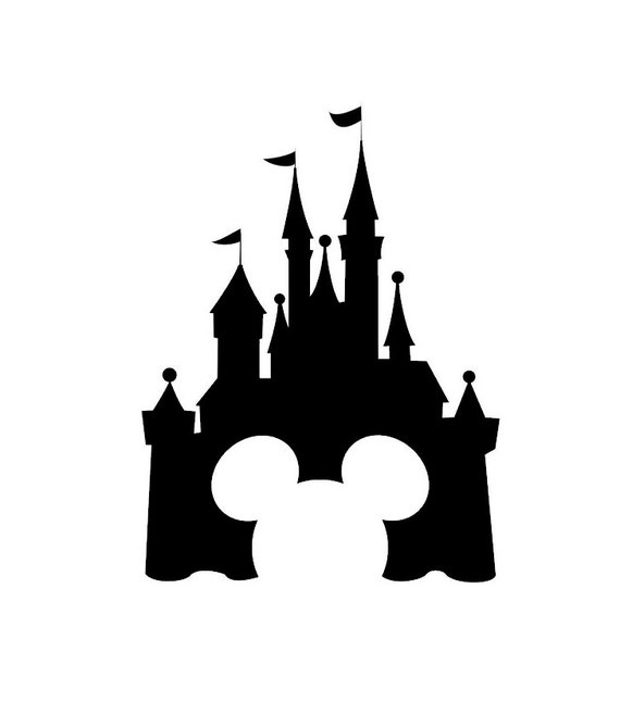 Disney Castle Decal Disney Decal Disney Castle Sticker Disney Castle Vinyl  Decal Disney Vinyl Decals 