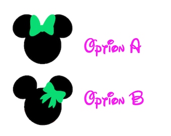 Minnie Mouse Disney Magic Band Decal | Disney Decal | Disney Minnie Head Sticker | Disney Magic Band Minnie Mouse Vinyl Decal  Disney