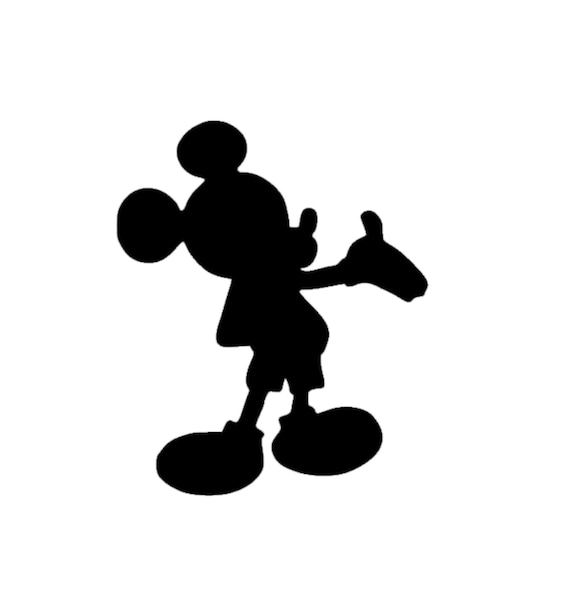 Mickey Mouse Decal Disney Mickey Decal Disney Mickey Mouse Etsy