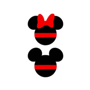 Mickey - Minnie Mouse Head Disney Decal | Disney Decal | Disney Mickey Head Sticker | Disney Mickey Mouse Decal | Minnie | Mickey Mouse