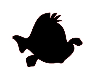Flounder Disney Magic Band Decal | Disney Flounder from Little Mermaid Decal | Disney Flounder Sticker | Disney Magic Band Flounder Decal