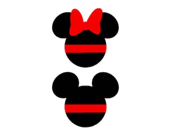 Mickey - Minnie Mouse Head Disney Magic Band Decal | Disney Decal | Disney Mickey Head Decal | Disney Magic Band Mickey Sticker | Minnie