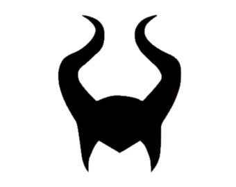 Maleficent Horns Decal | Disney Maleficent Decal | Disney Maleficent Sticker | Disney Maleficent Vinyl Decal Disney | Maleficent Horns