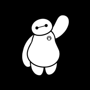 Baymax Disney Magic Band Decal | Disney Big Hero 6 Decal | Disney Baymax Sticker | Disney Magic Band Baymax Vinyl Decal | Disney Vinyl Decal