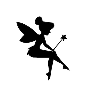 Tinker Bell from Peter Pan Decal | Tink Decal | Tinker Bell Sticker | Tinker Bell Decal | Peter Pan Decal | Sitting Tinker BellDecal