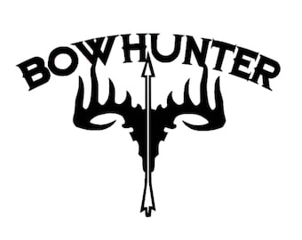 I LOVE HUNTING vinyl Sticker Decal Hunter Bowhunting Sportsman Outdoorsman