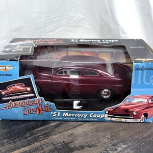 NIB ERTL American Graffiti Limited Edition '51 Mercury Coupe 1/18
