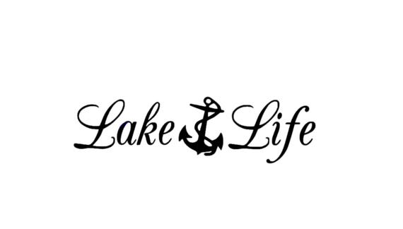 Lake Life Lake Decal Custom Decal Can Customize Lake Life Decal