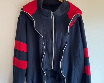 Vintage 90s Double Zip Hoodie