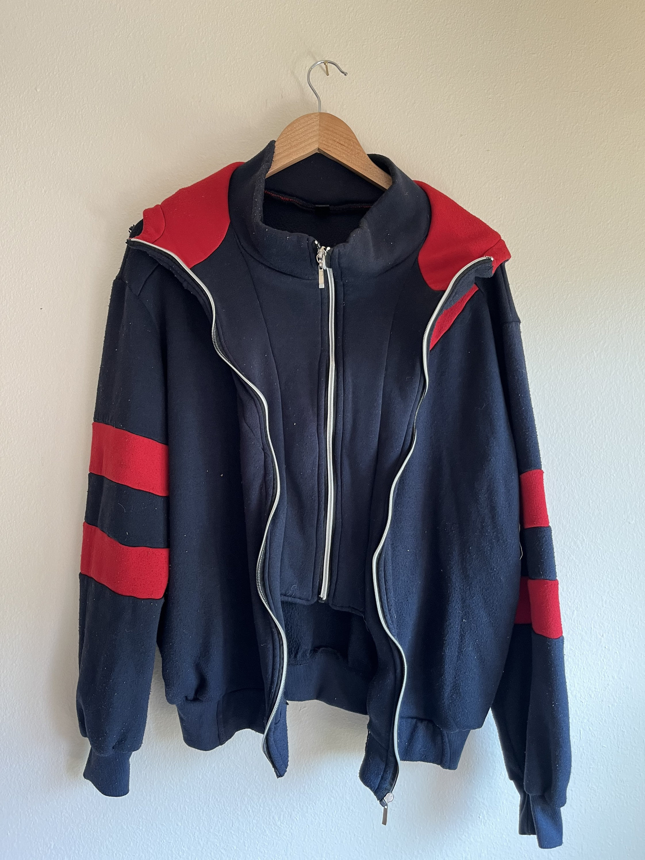 Double Zipper Jacket Etsy Canada