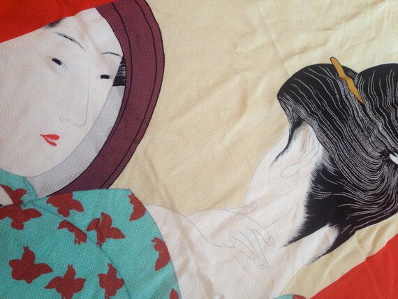 Japanese Textile Art / Silk Scarf - image 3
