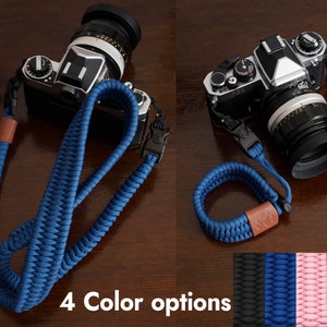 Kazami quickswap Set of paracord neck-strap and wrist-strap, with and without logo. 110 cm / 4 color options