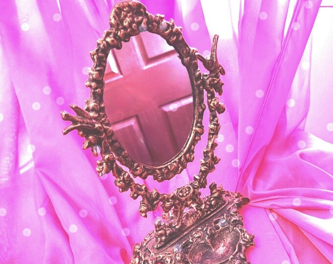 Antique HAUNTED Mirrorspirit Attachment Named Hazelher Mirror Will Take