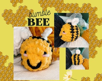 Crochet Bumble bee plushie