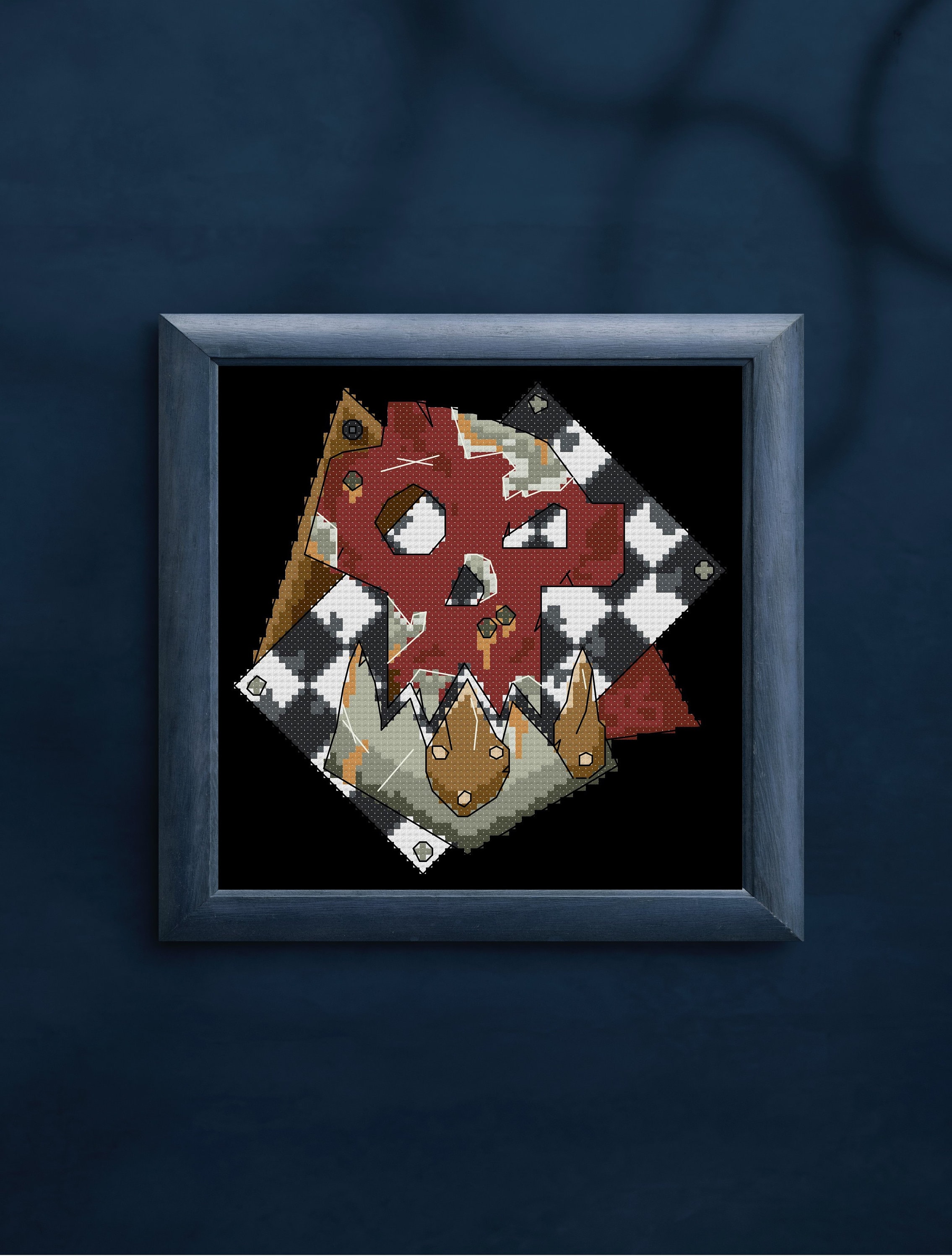 Warhammer 40k Ork Symbol Cross Stitch Pattern Etsy Australia