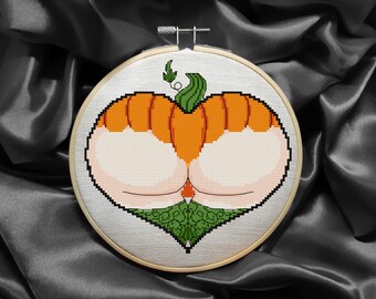 NSFW Bumkin Erwachsene Freche Beute Kreuzstichmuster