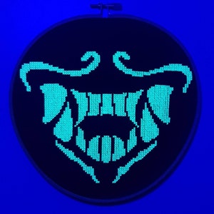 K/DA Akali Mask League Of Legends Cross Stitch Pattern