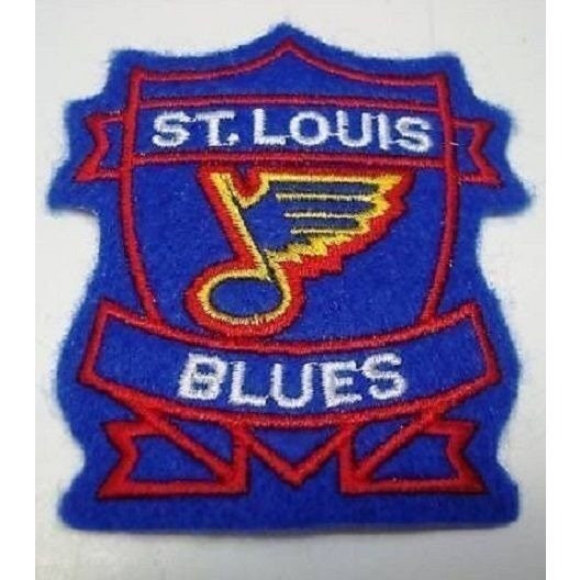 St. Louis Blues Secondary Team Trumpet Logo Patch