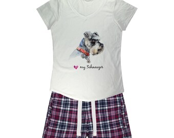 miniature schnauzer pyjamas