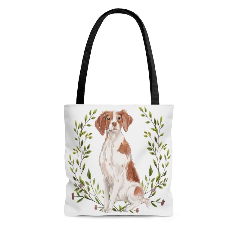 Brittany Spaniel Dog Tote Bag for Dog Lover Gift for Women Etsy