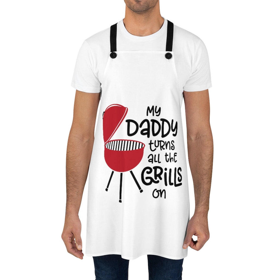 Funny Dad Apron Grilling Apron Father's Day Gift BBQ Etsy