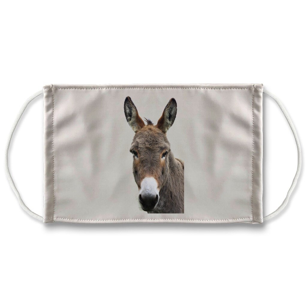 Donkey Face Mask Face Covering Child Adult Etsy