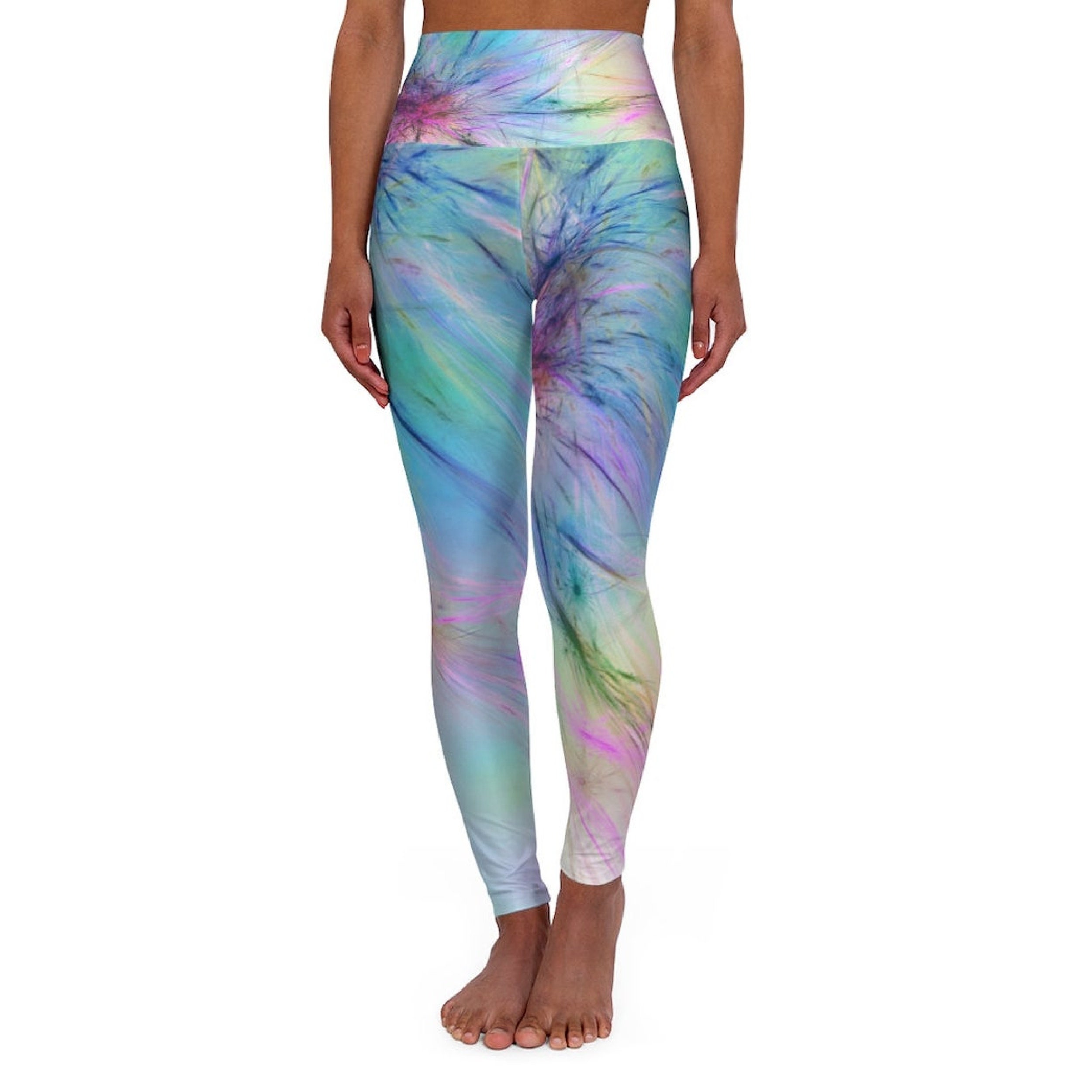Discover CLEARANCE Pastel Abstract Yoga Leggings