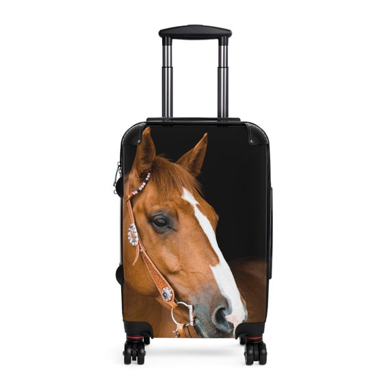 Horse Equestrian Carryon Medium or Large Hardcase Luggage Etsy