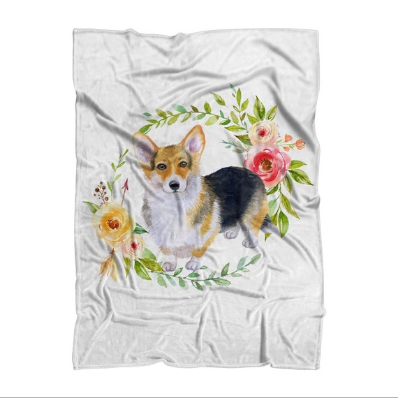 corgi throw blanket