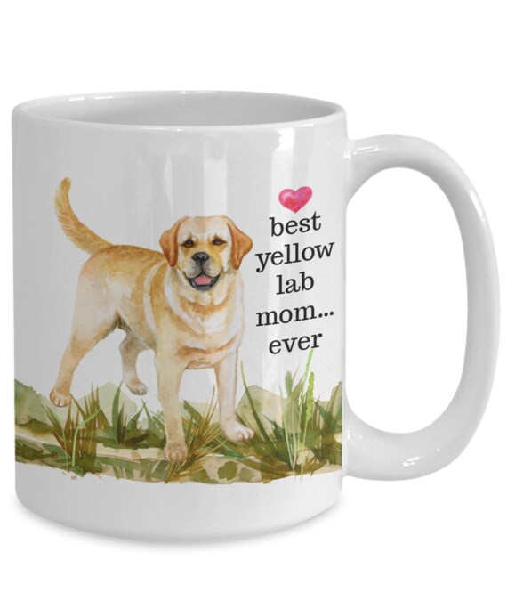 yellow lab coffee mug