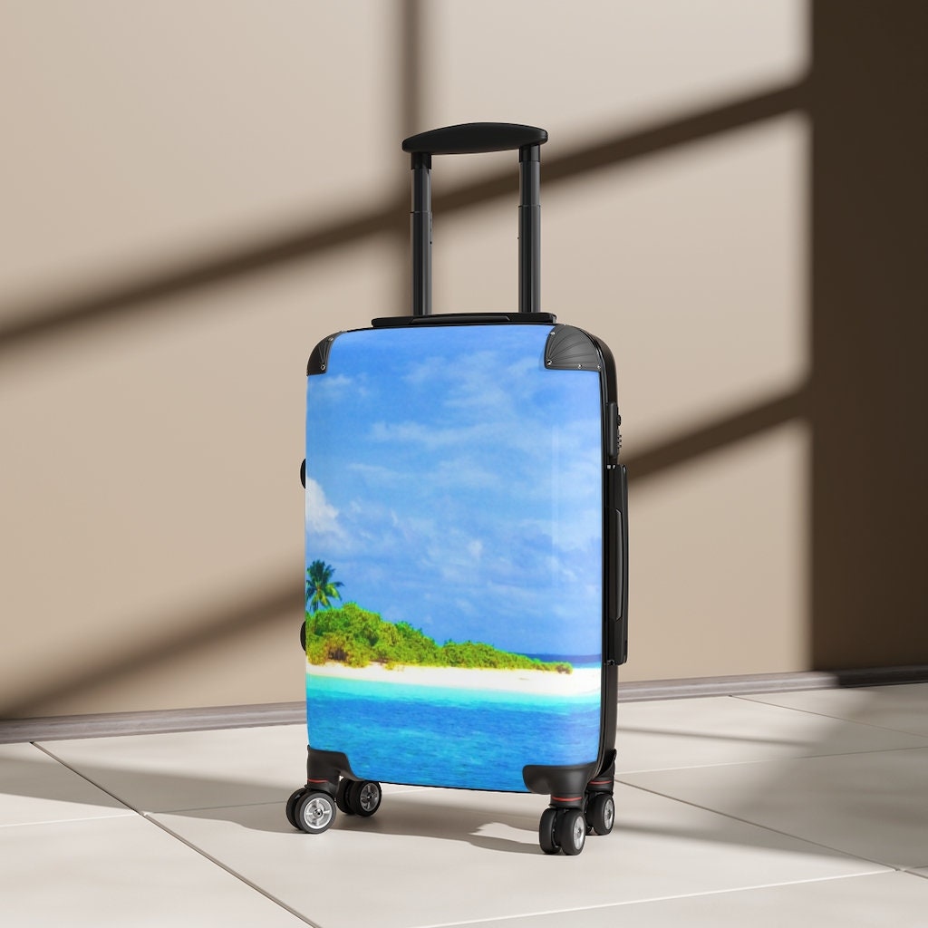 Beach Ocean Caribbean Carryon Luggage Cabin Suitcase Etsy