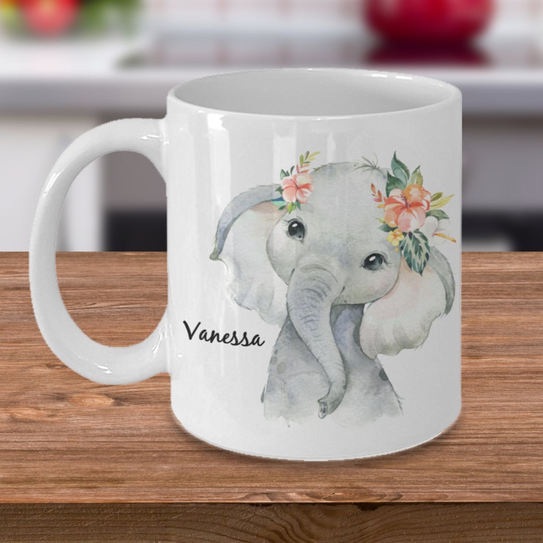 Elephant Mug Personalized Elephant Gifts for Women Safari Etsy