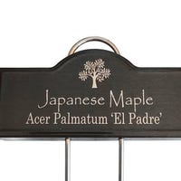 Custom Laser Engraved Small Slate Sign for Memorial Garden, Tree ...