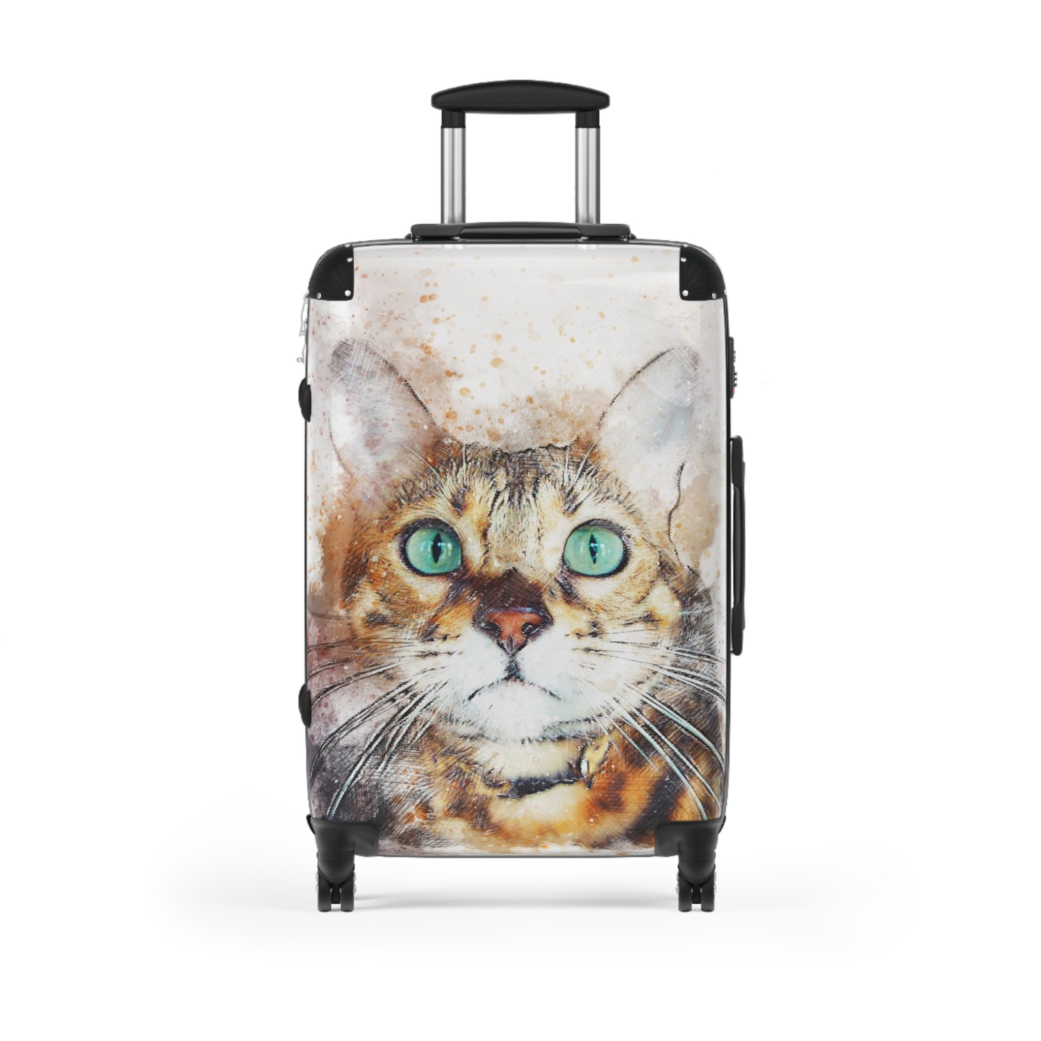 Tabby Cat Carryon, Medium or Large  Luggage