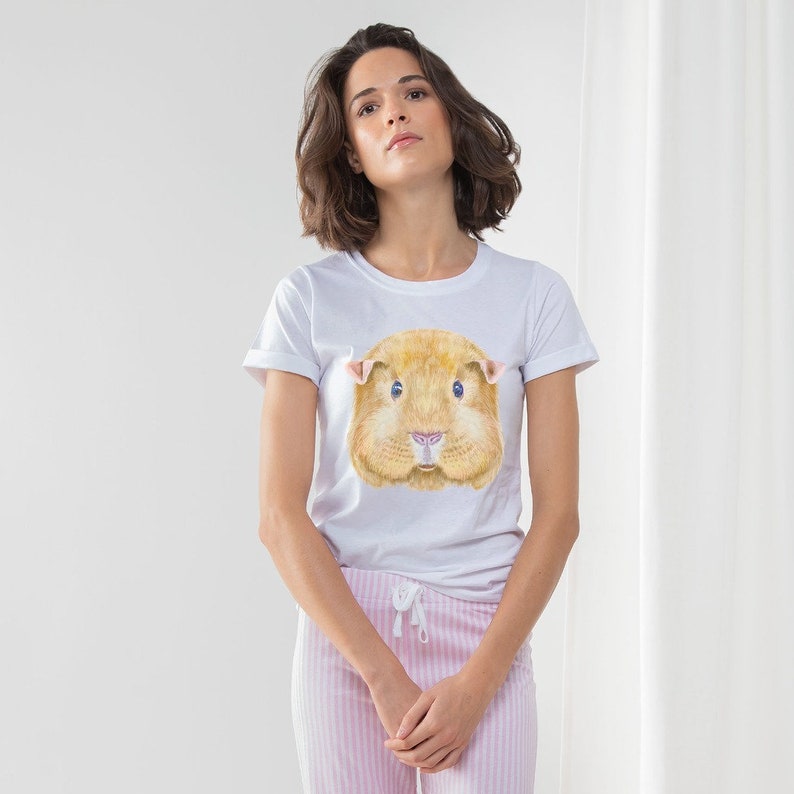 Funny Abyssinian Guinea Pig Women's Long Pant Pajama Set Etsy Australia